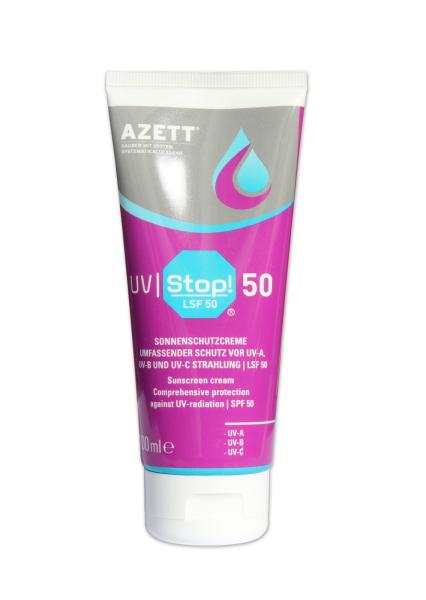 Azett UV-Stop Creme Sonnenschutzcreme LSF 50. 100 ml